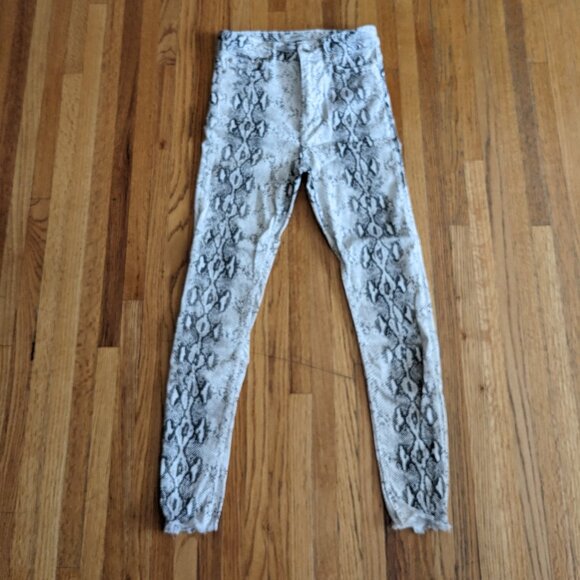 Animal Print Zara Jeans - Picture 1 of 8